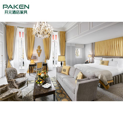 مجموعه مبلمان اتاق خواب هتل تجاری PAKEN با مواد اختیاری