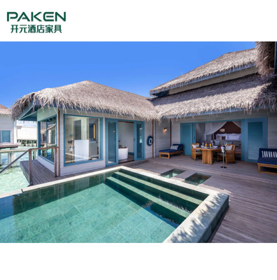 مجموعه مبلمان اتاق خواب هتل MDF Beach Villa Resorts ISO14001 ساخت مالدیو