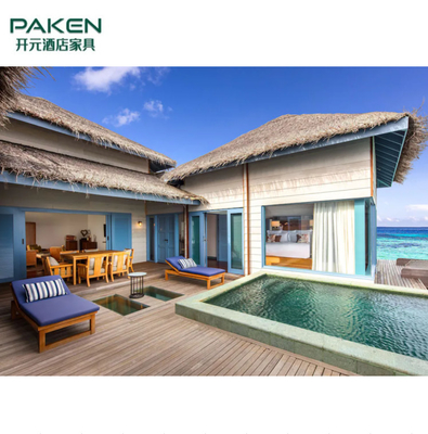 مجموعه مبلمان اتاق خواب هتل MDF Beach Villa Resorts ISO14001 ساخت مالدیو